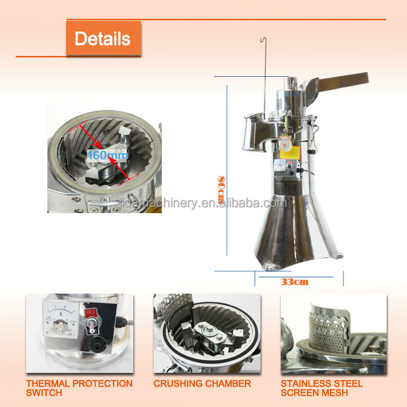 DF25 Kitchen Cinnamon Grinder Machine,China LIDA price supplier 21food