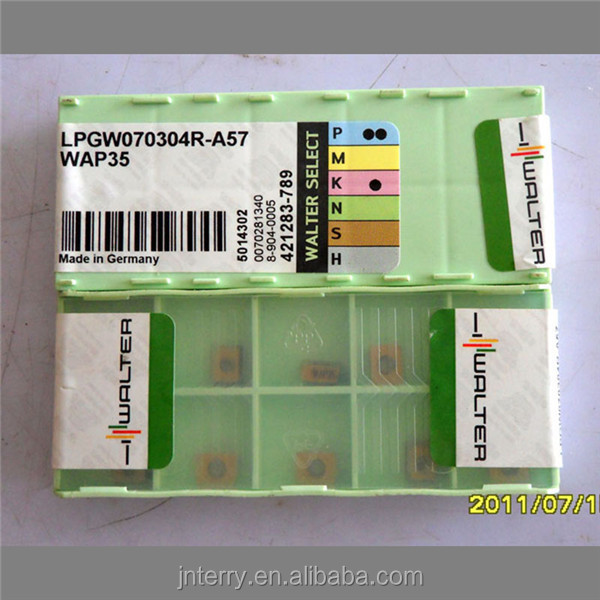 Quality Assurance Walter Turning Inserts for Cutting Tool