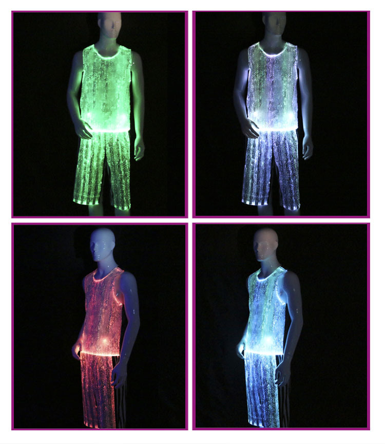 rgb照明発光ledライトファッション男子ダンス衣装仕入れ・メーカー・工場