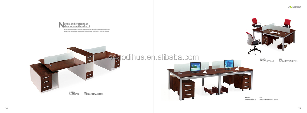 Mdf木製オフィスのワークステーションの家具市場佛山から/ka-03オフィスのワークステーションのパーティション仕入れ・メーカー・工場