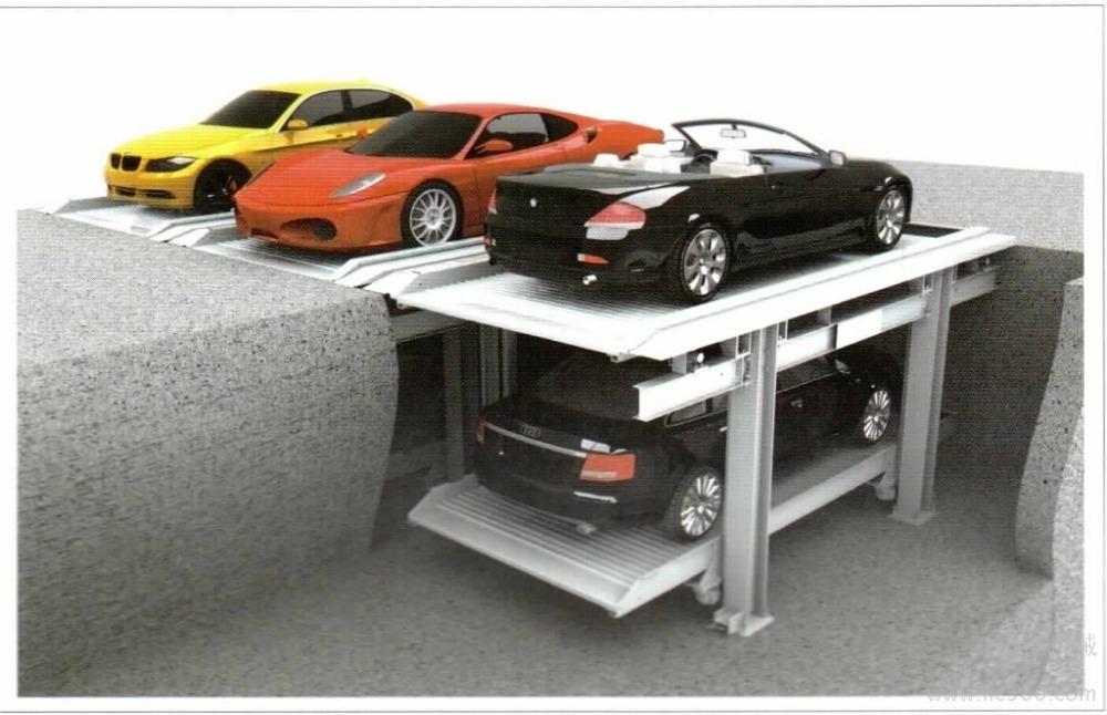 Residential Pit Garage Parking Car Lift /underground Based Mechanic