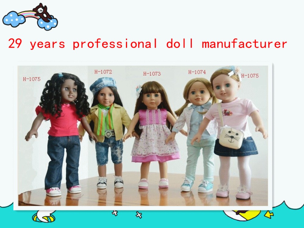 Factory Wholesale American Girl Doll Buy/anatomicly Correct Dolls/18