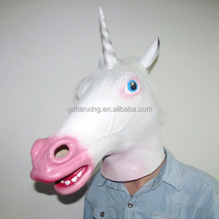 chungeng Masque Humoristique en Latex Humoristique pour Halloween et d/écoration de la Maison Big Nose.