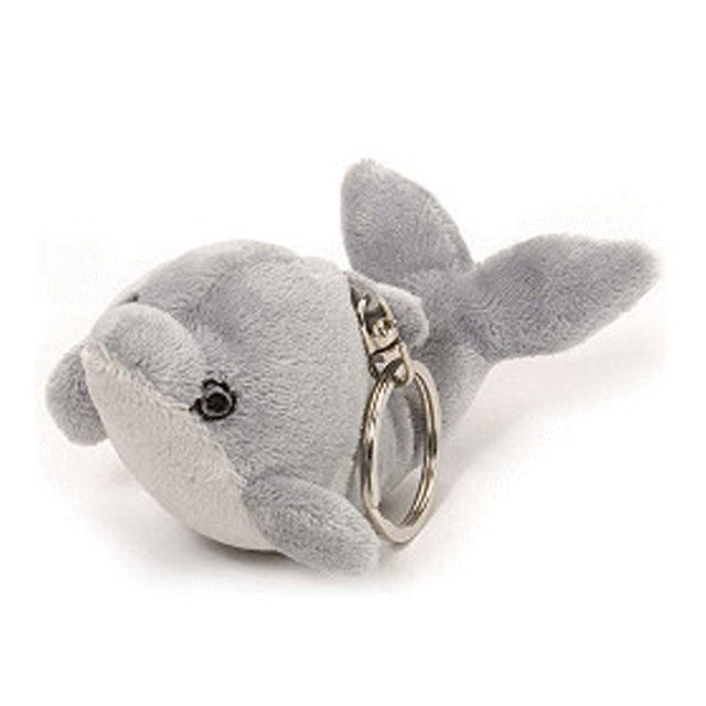 plush dolphin keychain
