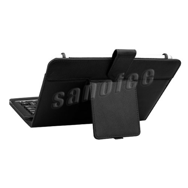 付きミニbluetoothキーボードワイヤレス取り外し可能な革のケースipad用空気問屋・仕入れ・卸・卸売り