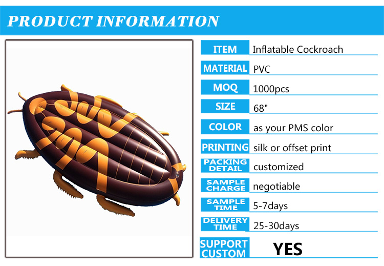 inflatable cockroach