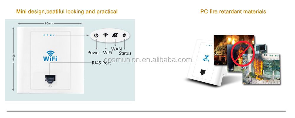 複数の動作モードで無線apミニ壁1000mwpoewan/lanポート仕入れ・メーカー・工場