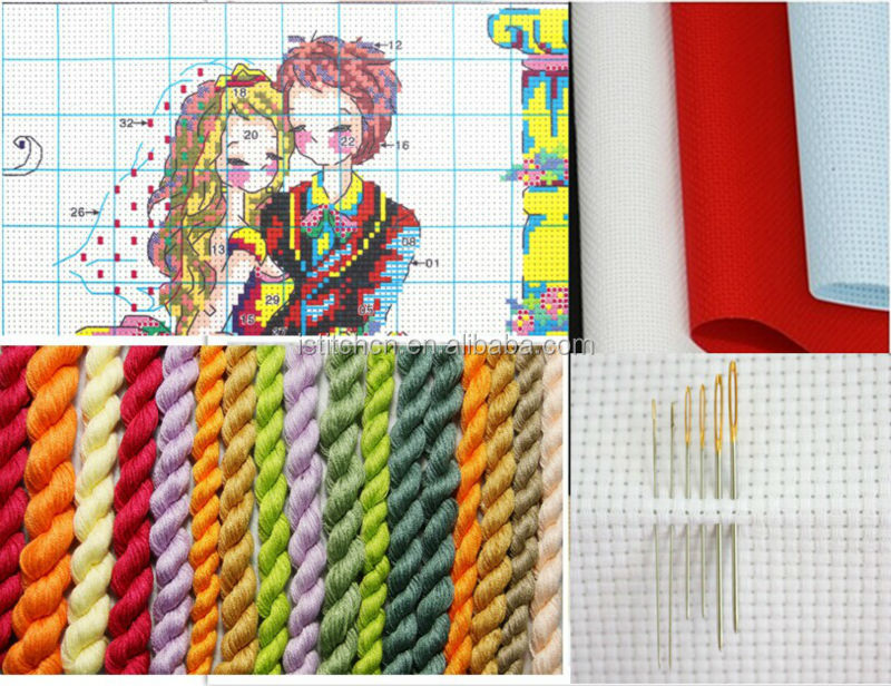 マグノリアの花2014年新しい3dクロスステッチ問屋・仕入れ・卸・卸売り