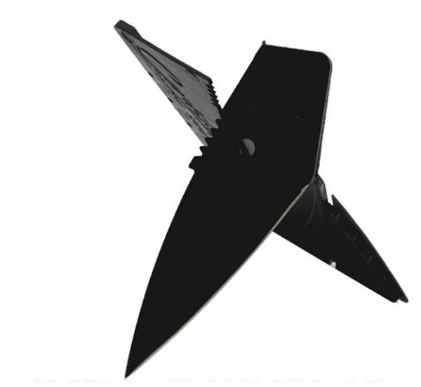 黒いプラスチック製のミニクレジットカードポケットナイフ問屋・仕入れ・卸・卸売り