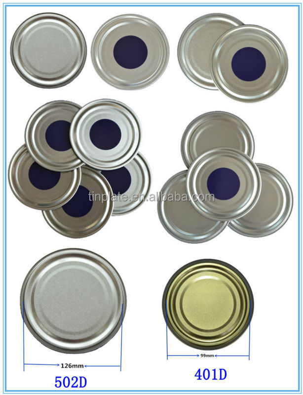 502D 126mm tinplate empty printed can