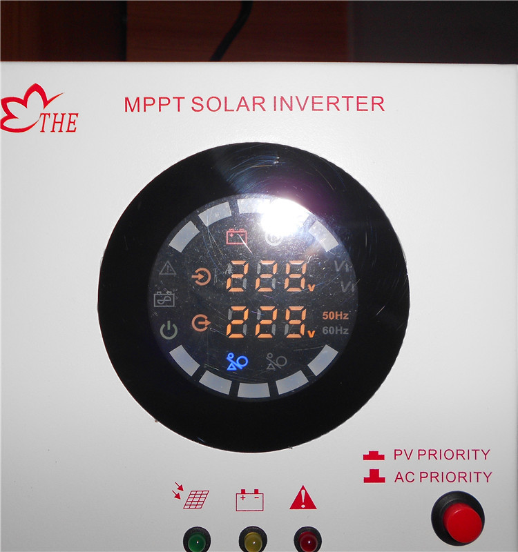 12v1000va純粋な正弦波ups機能lcd画面mpptソーラーコントローラを通してインバータ問屋・仕入れ・卸・卸売り