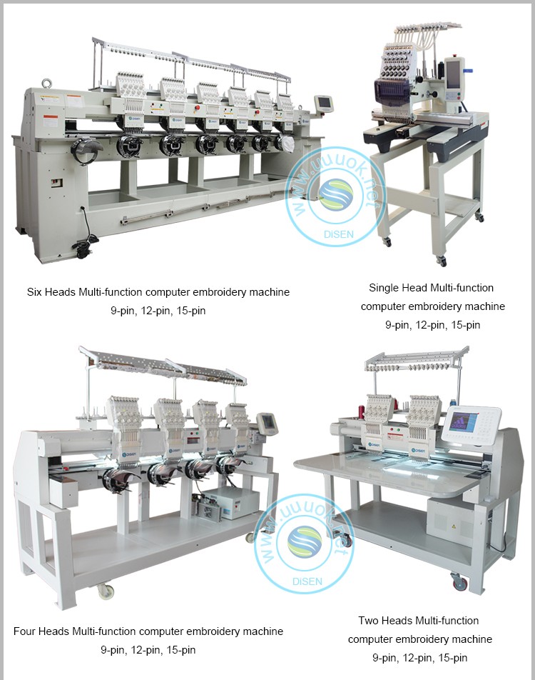 Disen used brother innov-is v3 embroidery sewing machine pr 600 650 and single head embroidery machine prices for sale