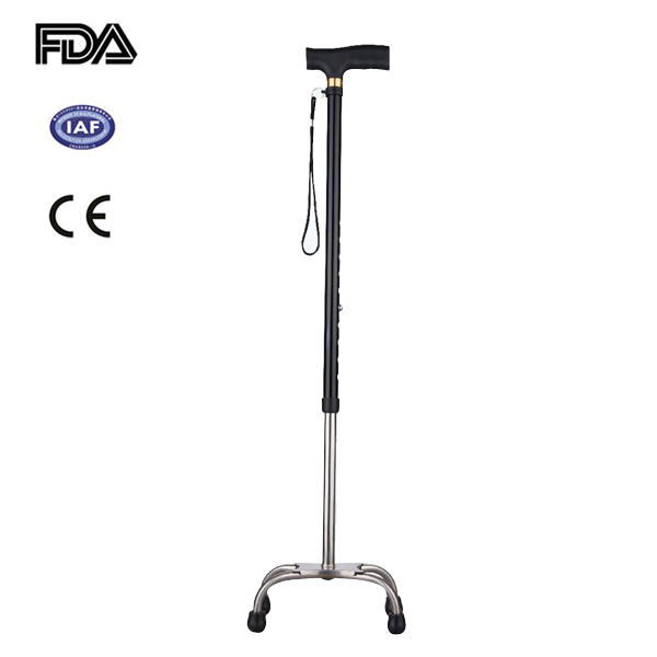 Adjustable Cane With 4 Legs Adjustable Walking Canes Fourfeet Walking