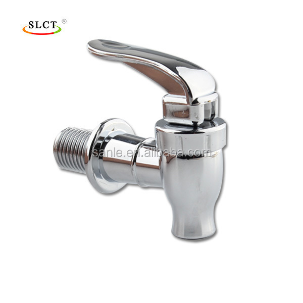 Galvanized silver plastic tap