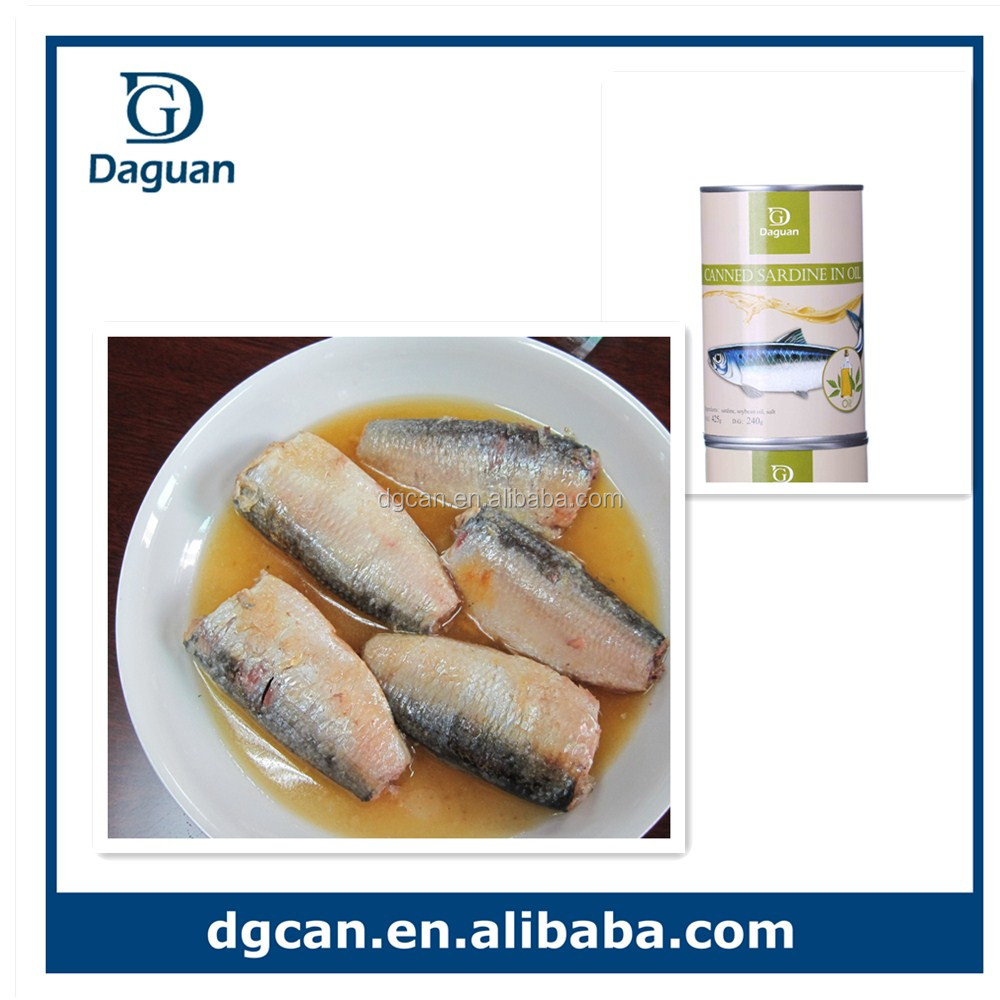 425g canned sardine in vegetable oil with chilli,canned fish