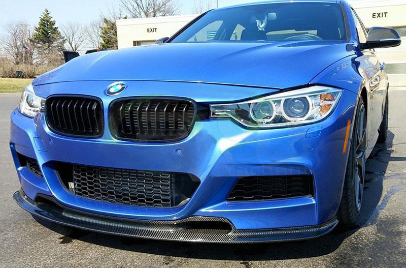 2012-2015 BMW 3 Series F30 F35 M Performance Bumper Varis Style Front Lip CF (6).jpg