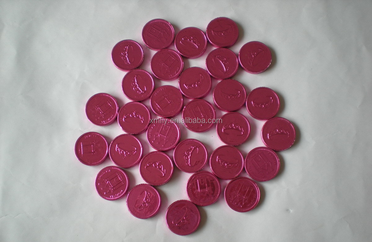 decaffeinated names coin chocolate candy