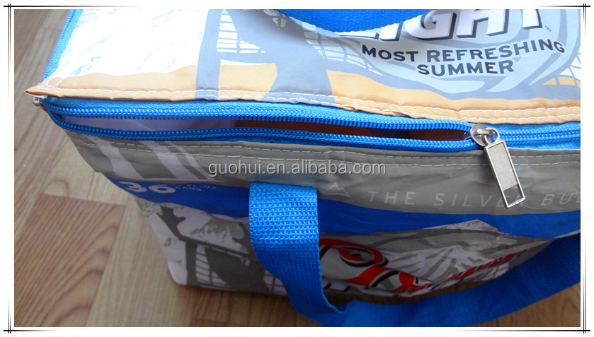 高品質のpvcクーラーバッグ、 断熱材の袋ジッパー付き、 nylon/ポリエステルクーラーバッグ仕入れ・メーカー・工場