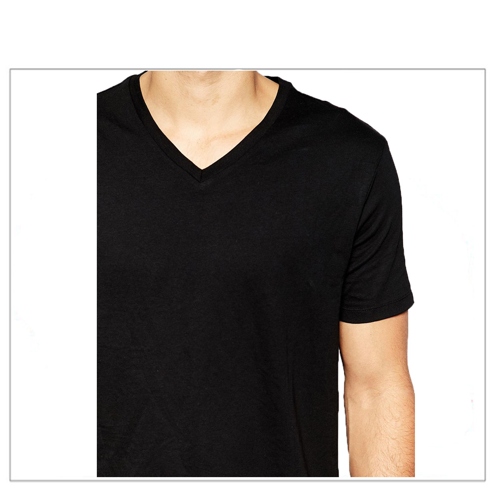 外観nerv- ネック黒t- シャツ空白熱い販売のt- シャツ男性用仕入れ・メーカー・工場