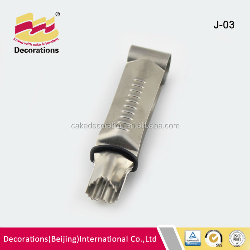 High quality different types fondant cake decorating crimper