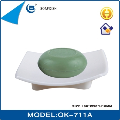 正方形の石鹸皿ホワイトソープディッシュok-710aのバスタブソープディッシュ仕入れ・メーカー・工場