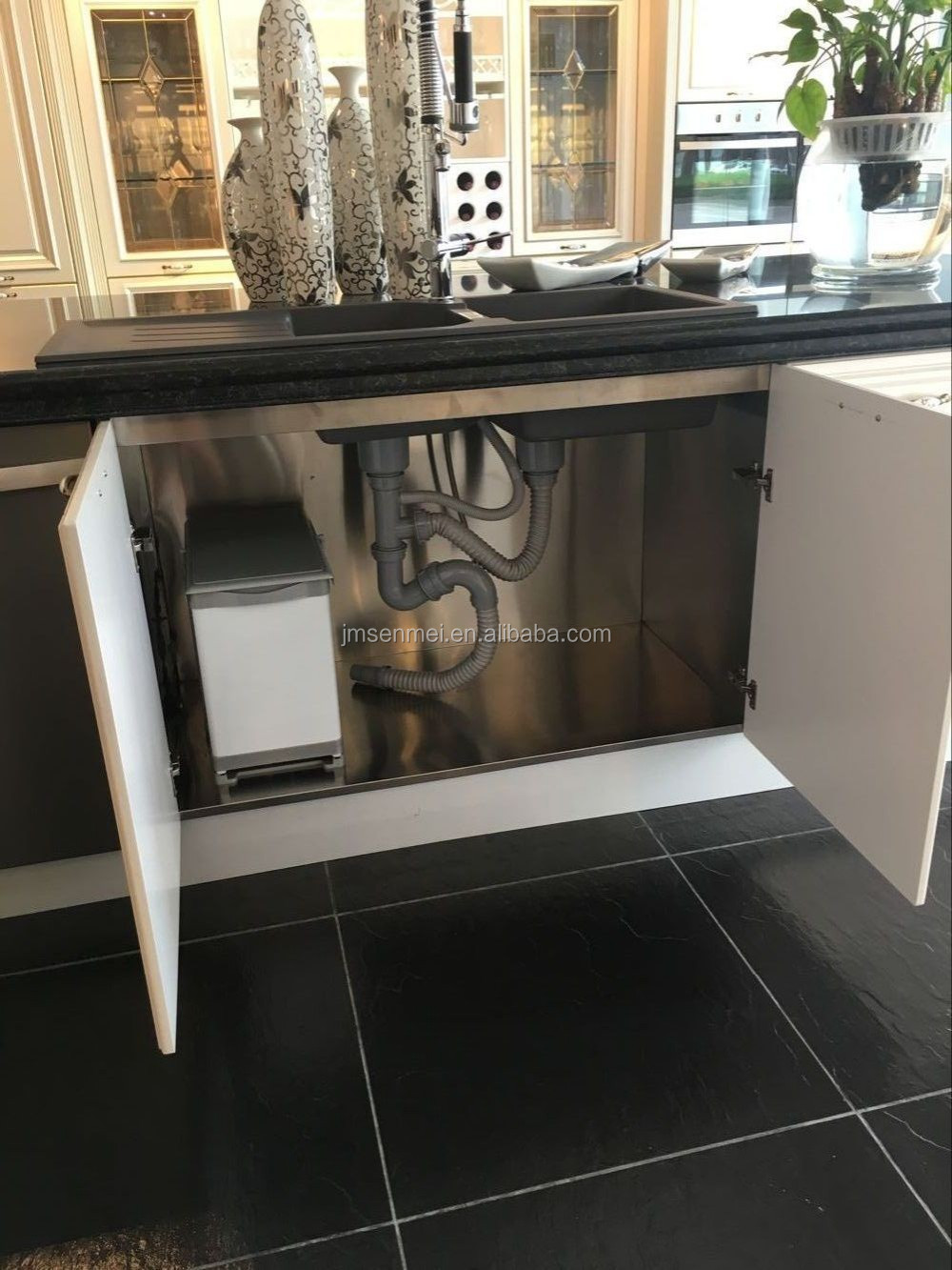 Skb0119 appartement keukenkasten ontwerp oven en magnetron kast in ...