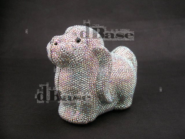 ドギー犬わんわん動物の女性ファッションイブニングクラッチバッグブライダル金属の財布のハンドバッグのケースボックス問屋・仕入れ・卸・卸売り