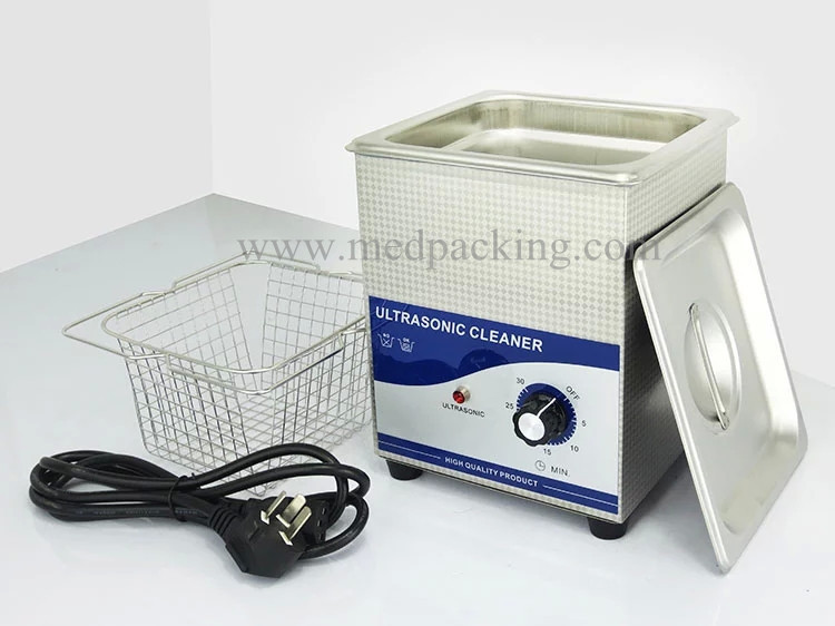 Ultrasonic Cleaner with Heater Timer, 60W 2L Stainless Steel Jewelry Cleaner  For