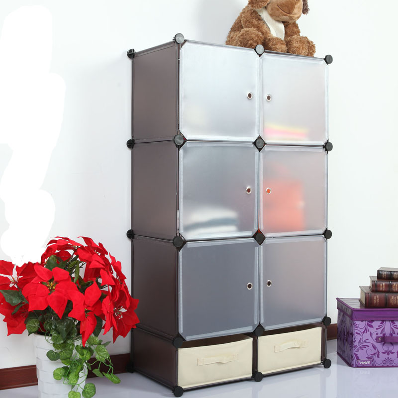 Portable creativo diy ambiental closet organizador de ...