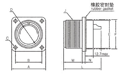 中国軍の航空半田付けコネクタ円形の防水仕入れ・メーカー・工場