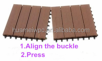 Outdoor WPC Diy Tiles / WPC Diy Decking