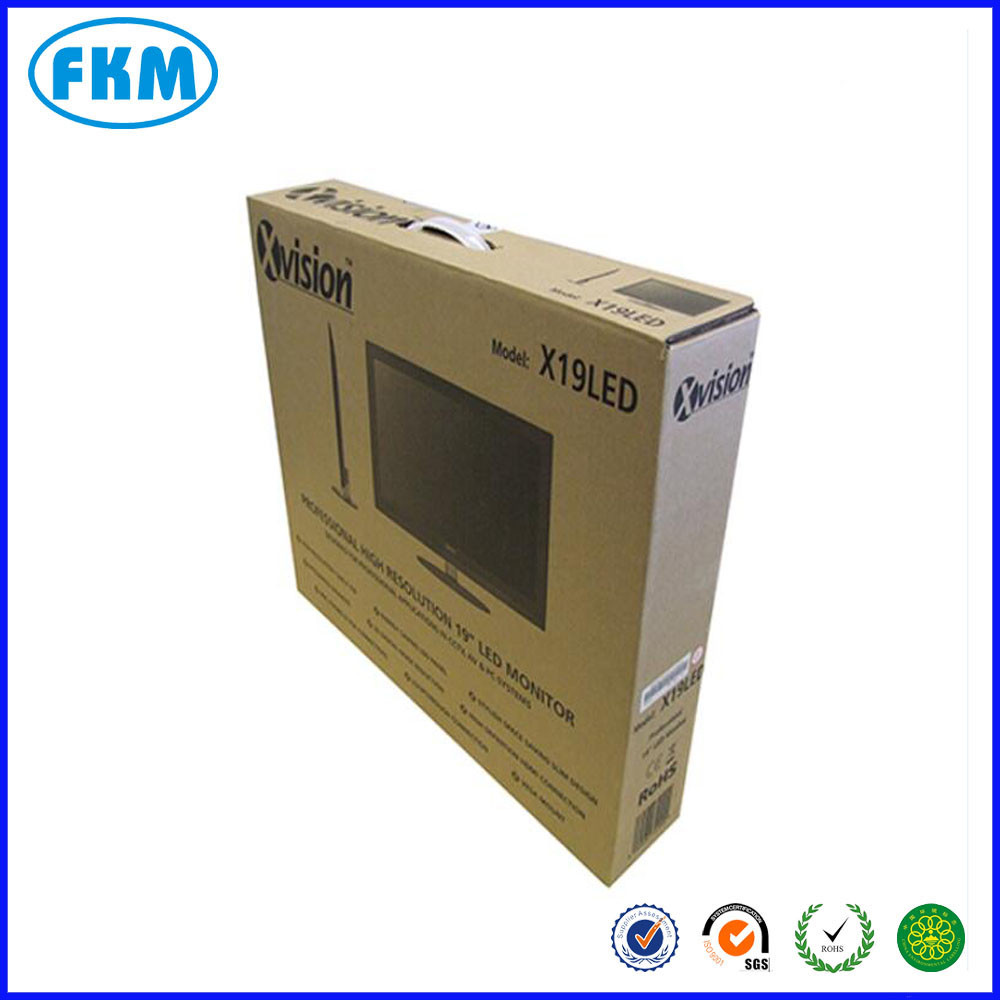 customized printing computer packaging corrugated paper box with