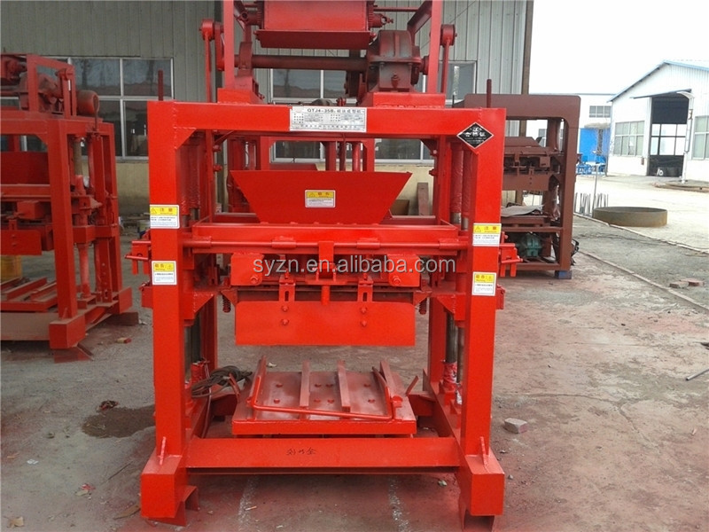 ビルディング ブロック マシン を qtj4-35小さな手動コンクリートブロック製造機/舗装ブロック製造機仕入れ・メーカー・工場