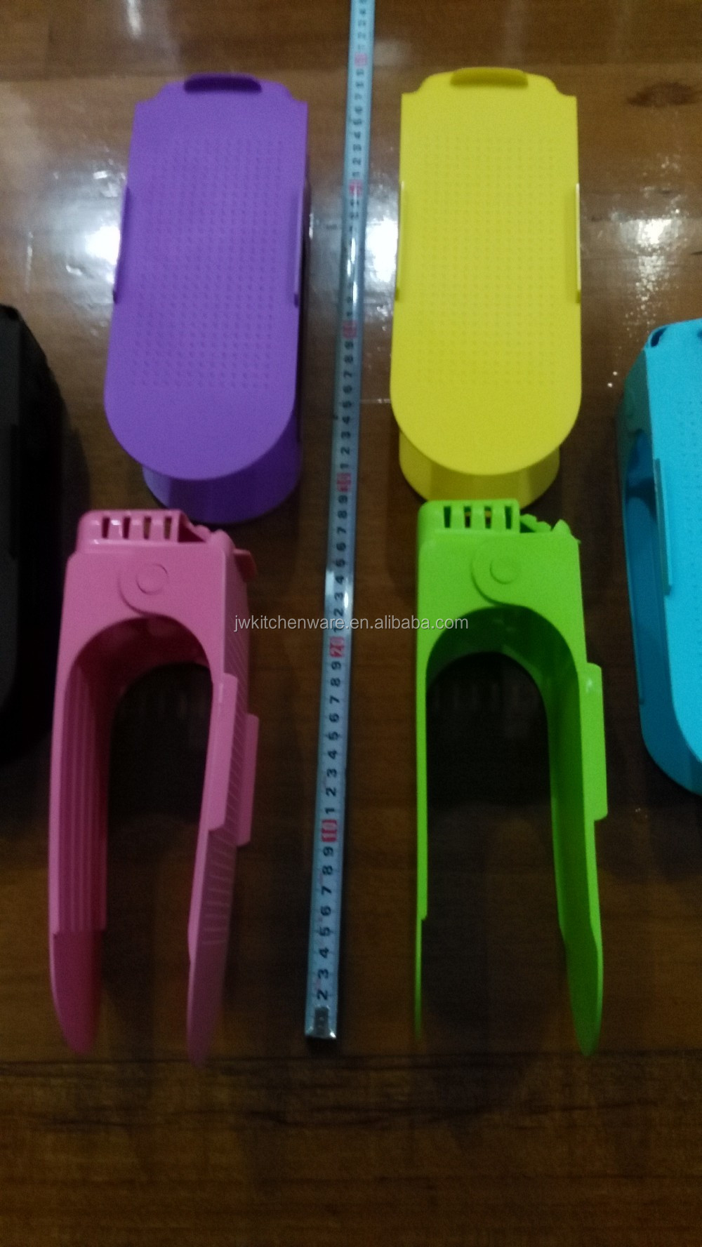 カスタムppプラスチック靴ラックで寧波jiewei仕入れ・メーカー・工場