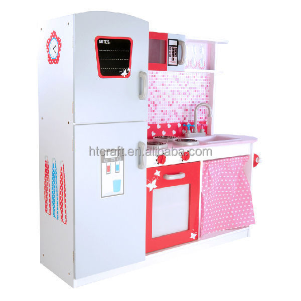 甘い82*30*100cmスクリーンプリントmdfの子供木製キッチンabs付きプラスチック製のシンクと蛇口の付属品、 キッチン2015キッズプレイ問屋・仕入れ・卸・卸売り