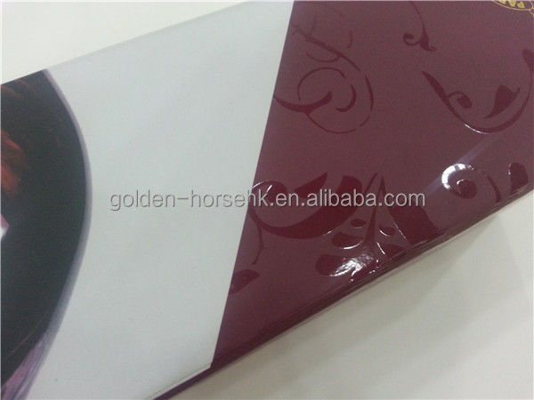 UV Printed Red Wine Paper Box