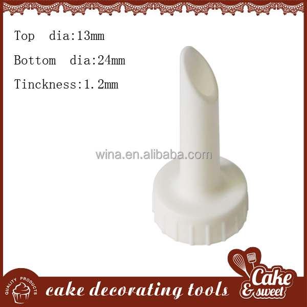 Plastic cake nozzle/tip,icing cake decoration