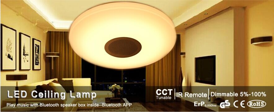 25 ワット led シーリング ライト ラウンド アポロ ii bluetooth スピーカー仕入れ・メーカー・工場
