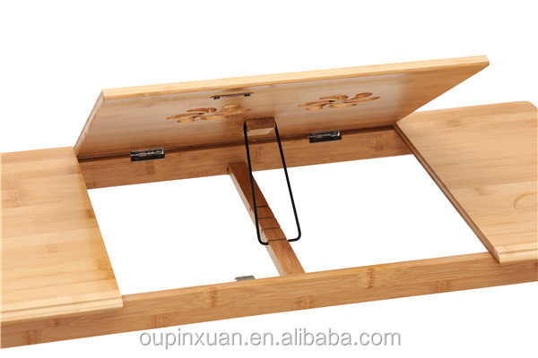 最新製品ポータブル2014年竹のラップトップデスク、 伸縮性スタディテーブル仕入れ・メーカー・工場