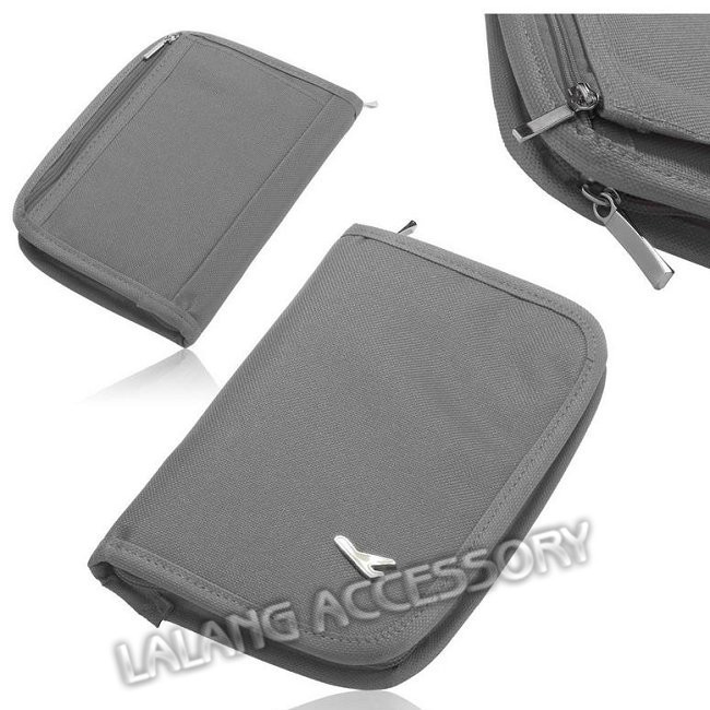 Wholesale Short Canvas Passport Bag Multifunctional Travel Document Package Storage Set Women