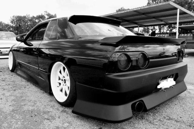 1989-1994 Nissan Skyline R32 GTS GTR Dmax Style Rear Trunk Spoiler CF (9).jpg