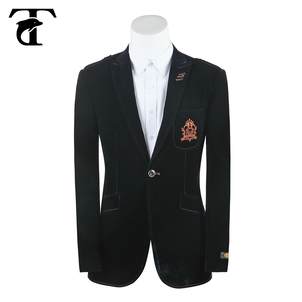 高品質スリムフィット茶色のclourビジネスメンズスーツのジャケット仕入れ・メーカー・工場