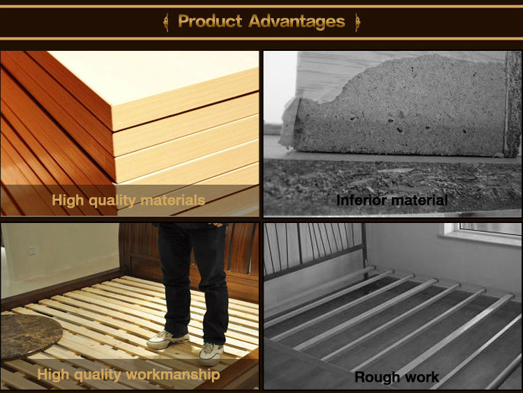 競争力のある価格ハイエンド６６－ １古典的な木製ベッド問屋・仕入れ・卸・卸売り