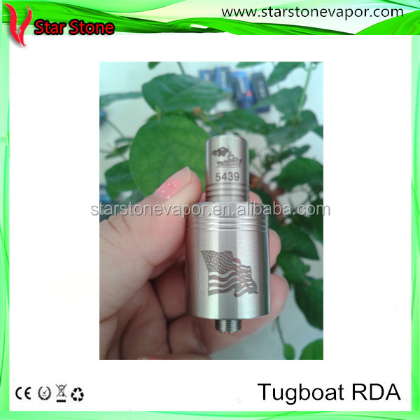 starstone 2014 newest tugboat rda atomizer clone E1 gigante 26650 mod in stock