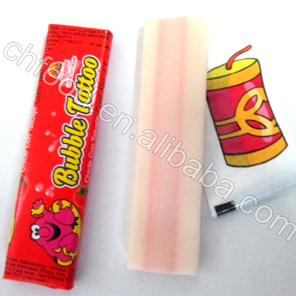 2014 Hot Bubble Gum/Stick Tattoo Bubble Gum/Square Bubble Gum