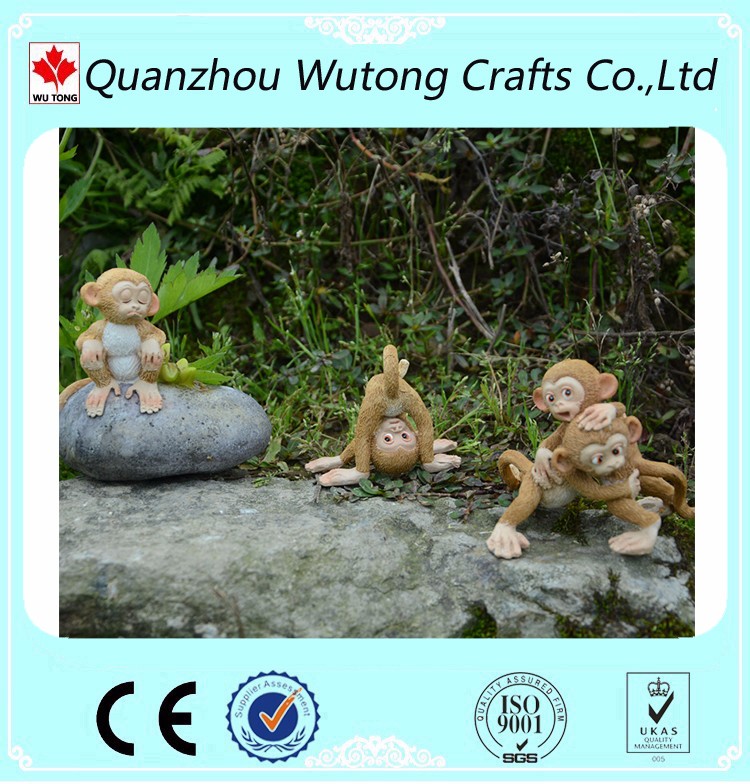 resin monkey statues