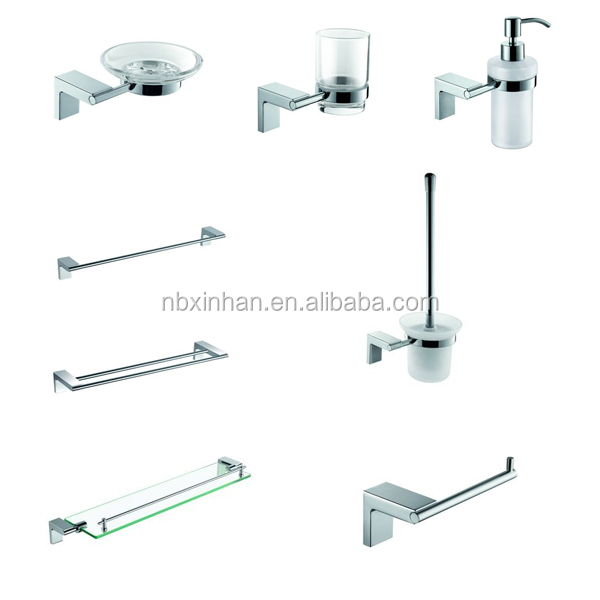 スタイリッシュエレガントな南armerica器具付属品の浴室の壁のトイレブラシホルダークロムめっきの金属仕入れ・メーカー・工場