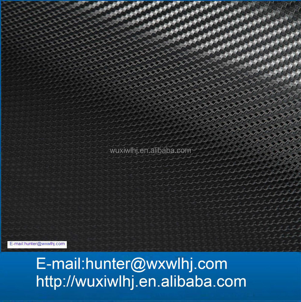 24" x 51" 3d twill-weave black carbon fiber cloth