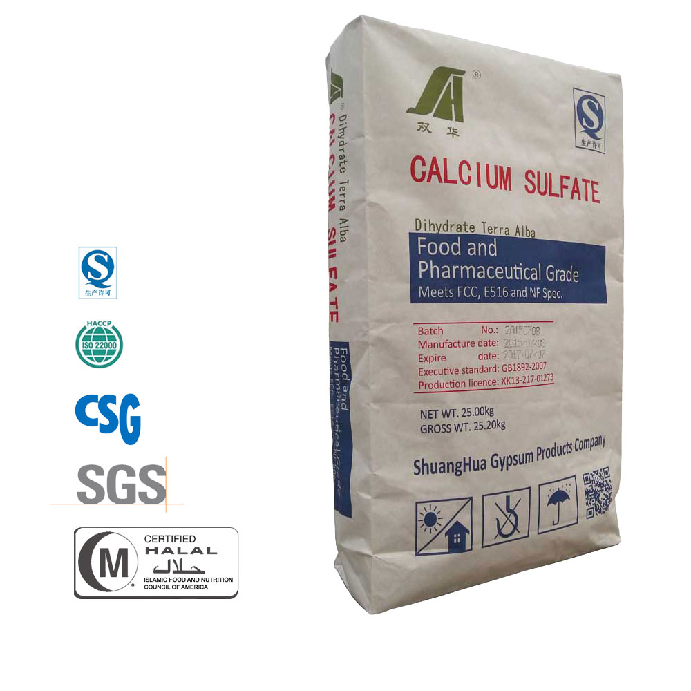 Calcium Sulfate Food Grade For Tofu Coagulator Buy Food Grade