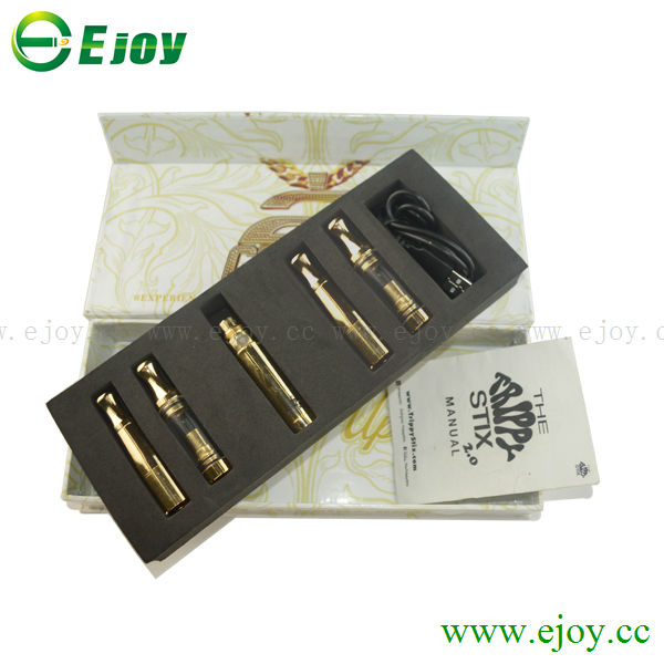 2014 newest Trippy stix kit ecig pen wax vaporizer exgo for dry herb